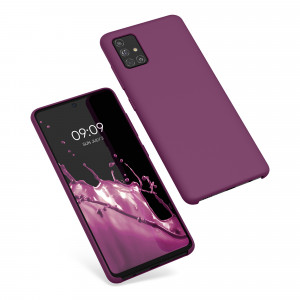Husa pentru Samsung Galaxy A51, Silicon, Mov, 51197.197 - Img 2