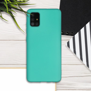 Husa pentru Samsung Galaxy A51, Silicon, Verde, 51201.128 - Img 3