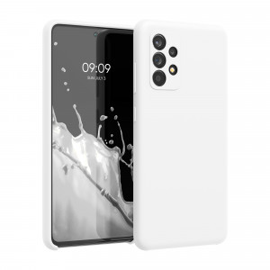 Husa pentru Samsung Galaxy A52 / Galaxy A52 5G / Galaxy A52s 5G, Silicon, Alb, 54347.48 - Img 1
