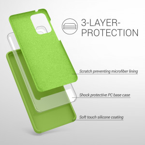 Husa pentru Samsung Galaxy A52 / Galaxy A52 5G / Galaxy A52s 5G, Silicon, Verde, 54347.220 - Img 3
