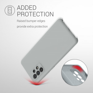 Husa pentru Samsung Galaxy A52 / Galaxy A52 5G / Galaxy A52s 5G, Silicon, Gri, 54347.70 - Img 6