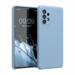 Husa pentru Samsung Galaxy A52 / Galaxy A52 5G / Galaxy A52s 5G, Silicon, Albastru, 54347.161, kwmobile - Img 1