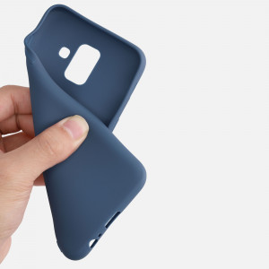 Husa pentru Samsung Galaxy A6 (2018), Silicon, Albastru, 45247.116 - Img 7