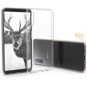 Husa pentru Samsung Galaxy A7 (2018), Silicon, Transparent, 46419.03 - Img 4
