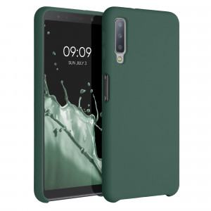 Husa pentru Samsung Galaxy A7 (2018), Silicon, Verde, 47730.169, kwmobile - Img 1