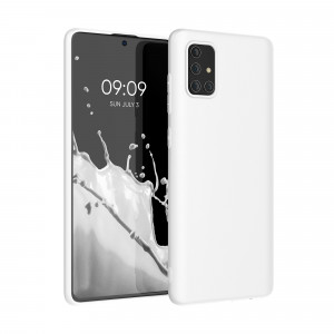 Husa pentru Samsung Galaxy A71, Silicon, Alb, 51208.48 - Img 1