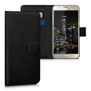 Husa pentru Samsung Galaxy J5 (2016), Piele ecologica, Negru, 39806.01 - Img 1