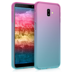 Husa pentru Samsung Galaxy J6 Plus, Silicon, Albastru, 47444.01 - Img 1