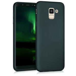 Husa pentru Samsung Galaxy J6, Silicon, Verde, 46848.14 - Img 1