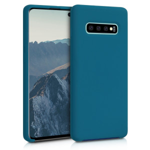Husa pentru Samsung Galaxy S10 Plus, Silicon, Verde, 49028.57 - Img 1