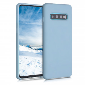 Husa pentru Samsung Galaxy S10, Silicon, Albastru, 47732.206 - Img 1