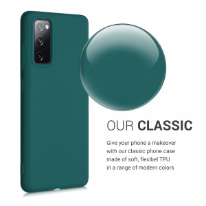 Husa pentru Samsung Galaxy S20 FE, Silicon, Verde, 53604.184 - Img 4