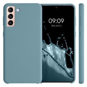 Husa pentru Samsung Galaxy S21 Plus, Silicon, Albastru, 54066.206 - Img 2