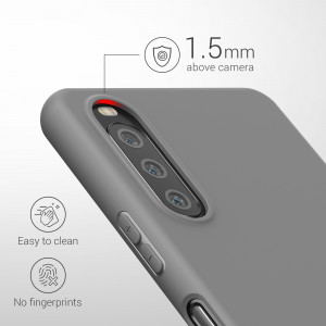 Husa pentru Sony Xperia 10 III, Silicon, Gri, 54754.155, kwmobile - Img 4