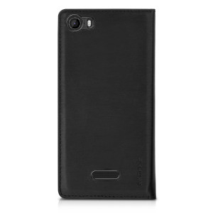Husa pentru Wiko Fever, Piele ecologica, Negru, 35967.01 - Img 4