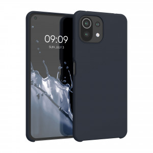 Husa pentru Xiaomi Mi 11 Lite 5G, Silicon, Albastru, 54730.186, kwmobile - Img 1