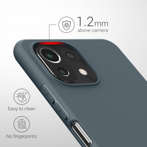Husa pentru Xiaomi Mi 11 Lite 5G, Silicon, Gri, 54726.202 - Img 4