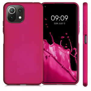 Husa pentru Xiaomi Mi 11 Lite 5G, Silicon, Roz, 54727.65, kwmobile - Img 2
