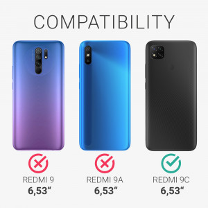 Husa pentru Xiaomi Redmi 9C, Silicon, Albastru, 53273.64, kwmobile - Img 6