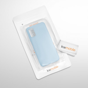 Husa pentru Xiaomi Redmi Note 10 5G, Silicon, Albastru, 54947.58, kwmobile - Img 8