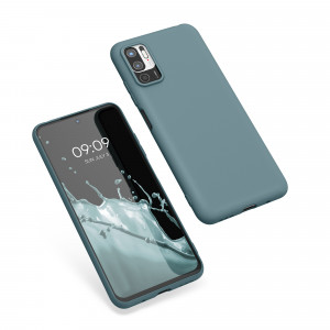 Husa pentru Xiaomi Redmi Note 10 5G, Silicon, Verde, 54947.207, kwmobile - Img 2