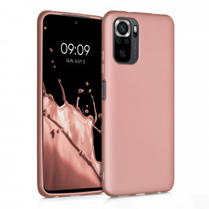 Husa pentru Xiaomi Redmi Note 10 / Redmi Note 10S, Silicon, Rose Gold, 54542.31 - Img 1