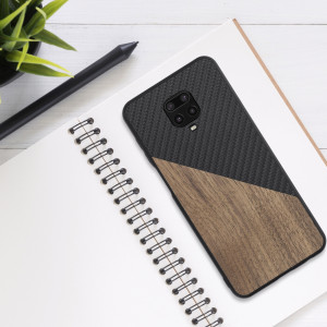 Husa pentru Xiaomi Redmi Note 9S / Redmi Note 9 Pro / Redmi Note 9 Pro Max, Lemn, Maro, 56621.01, kwmobile - Img 3