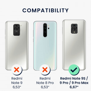 Husa pentru Xiaomi Redmi Note 9S / Redmi Note 9 Pro / Redmi Note 9 Pro Max, Silicon, Roz, 52140.212, kwmobile - Img 6
