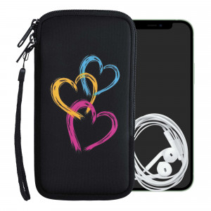 Husa Universala Kwmobile marime XL - 6,8 inch, Neopren, Multicolor, 30226.4.37 - Img 2