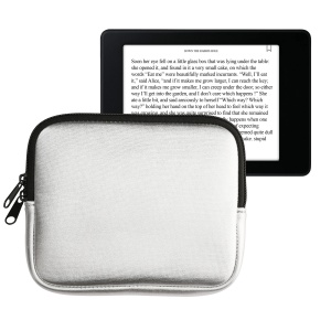 Husa Universala Kwmobile pentru eBook Reader de 7 inch, Argintiu, Neopren, KWM0000151W010C - Img 1