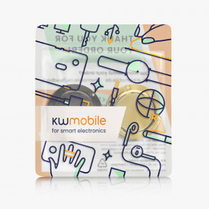 Set 2 Carlige de masa pentru genti, Kwmobile, Negru/Auriu, Aluminiu, 48556.06 - Img 8
