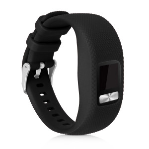 Set 2 Curele pentru Garmin Vivofit 4, kwmobile, Silicon, Negru, 50976.04 - Img 4