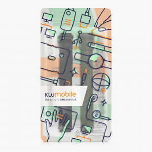 Set 2 curele pentru Xiaomi Mi Watch Color Sport/Watch S1 Active, Kwmobile, Negru/Verde, Nylon, 59518.01 - Img 8