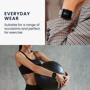 Set 2 curele pentru Xiaomi Mi Watch/Mi Watch Color Sport, Kwmobile, Multicolor, Silicon, 59165.01 - Img 5