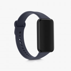 Set 2 Curele pentru Xiaomi Redmi Smart Band Pro, Kwmobile, Negru/Albastru, Silicon, 57425.01 - Img 3