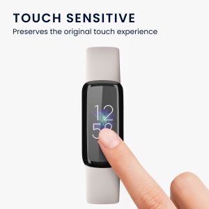 Set 2 Folii de protectie Kwmobile pentru Fitbit Luxe, Transparent/Negru, Polimer, KWM000024WN001C - Img 4