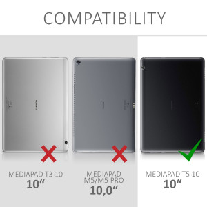 Set 2 Folii de protectie mate pentru tableta Huawei MediaPad T5 10 , Kwmobile, Transparent, Plastic, 46109.2 - Img 5