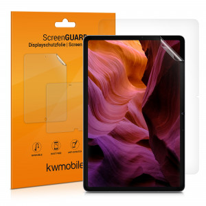 Set 2 Folii de protectie pentru tableta Samsung Galaxy Tab S7 FE , Kwmobile, Transparent, Plastic, 55382.1 - Img 1