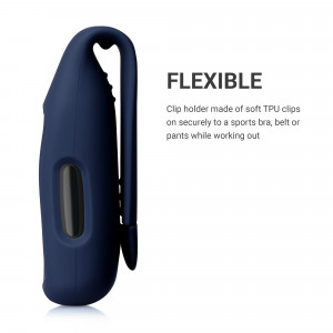 Set 2 Huse pentru Fitbit Inspire 2/Ace 3, Kwmobile, Negru/Albastru, Silicon, 54017.02 - Img 4