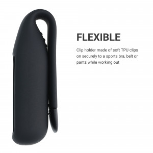 Set 2 Huse pentru Fitbit Luxe, Kwmobile, Negru/Visiniu, Silicon, 57123.02 - Img 4