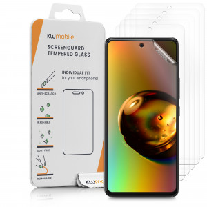Set 6 folii de protectie Kwmobile pentru Samsung Galaxy A53 5G, Fata, Polimer, 57885.1 - Img 1