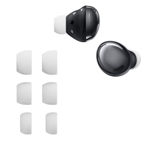 Set 6 Varfuri de schimb Kwmobile pentru Samsung Galaxy Buds Pro, Gri, Silicon, KWM000025DT002C - Img 2