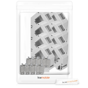 Set 8 Mufe CAT6A de 10 Gbit cu 8 carcase pentru cabluri Ethernet RJ45, Kwmobile, Gri, Metal, 47696.08 - Img 8