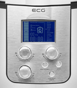 Aparat de gatit multifunctional sub presiune ECG MHT 1661 Pressione Nuovo, 1000W, 6 L, 12 programe - Img 6