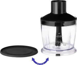 Blender vertical ECG RM 900, 800 W, 10 viteze + TURBO, recipient tocator 500 ml, lame din otel inoxidabil - Img 12