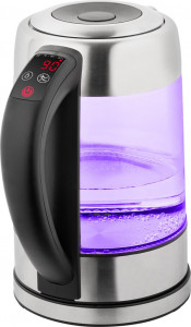 Cana fierbator din sticla ECG RK 1777 iluminare colora, 1,7 L, 2200 W, LED - Img 5