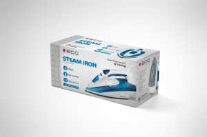 Fier de calcat ECG NZ 322 cu oprire automata, talpa ceramica, 2200 W, jet abur 100 g/ min - Img 10