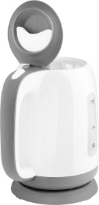 Fierbator electric ECG RK 1759 Classica Grigio, 2200 W, 1.7 litri, plastic de calitate, alb cu gri - Img 4