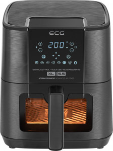 Friteuza cu aer cald ECG AF 5500 Crunchy, 5.5 L, 1350 W, control temperatura 80-200°C - Img 3