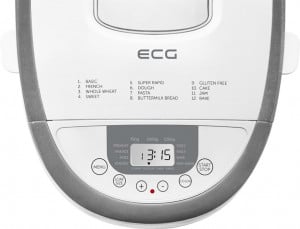 Masina de preparat paine ECG PCB 82120, 850W, 12 programe, LCD, 1250 g - Img 5